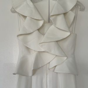 C / MEO COLLECTIVE white dress